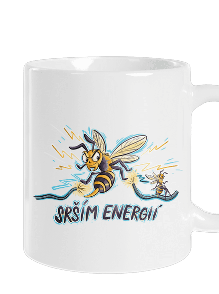 Srším energií klasický hrnek White