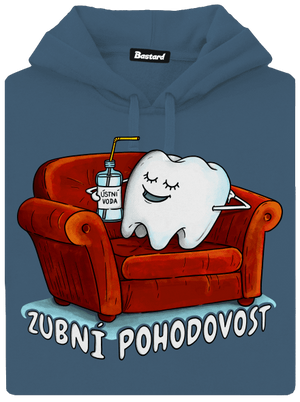 Zubní pohodovost dámská mikina klokanka Denim