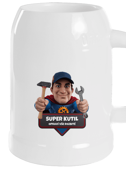 Super táta půllitr White