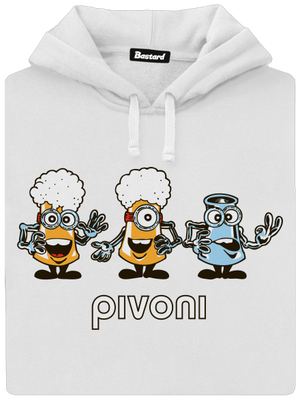 Pivoni dámská mikina klokanka White