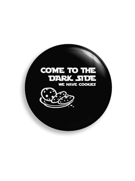 Come to the dark side placka uni