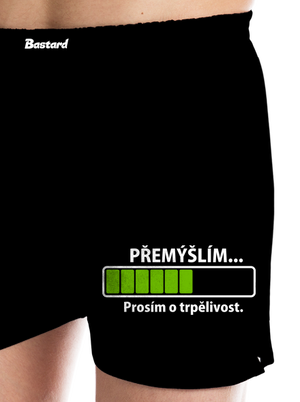 Přemýšlím pánské trenky Black