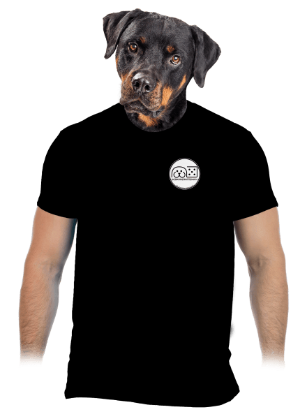 Deskoherní čenich pánské tričko Black