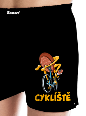 Cyklíště pánské trenky Black