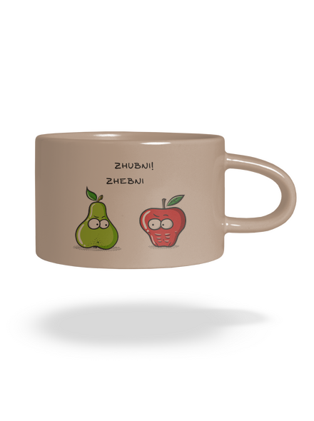 Zhubni! hrnek makronka Brown Macaron