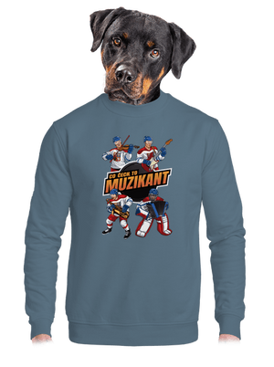 Co Čech, to hokejista unisex mikina bez kapuce Nordic Blue