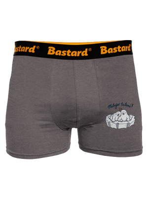 Miluju tulení boxerky Gray Melange