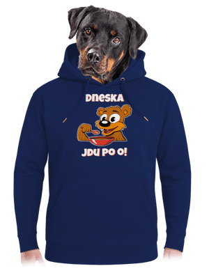 Dneska jdu po o unisex mikina premium Navy