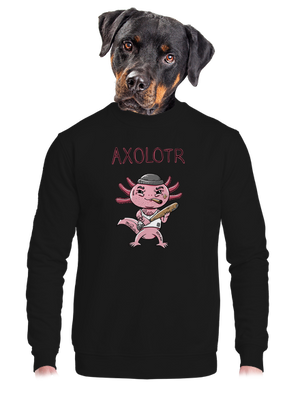 unisex mikina bez kapuce