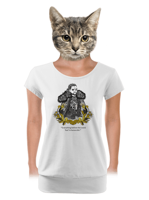 dámské tričko s lemem