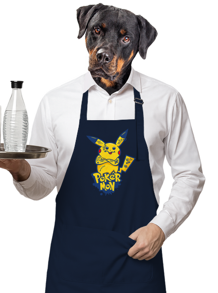 Pokérmon zástěra Navy