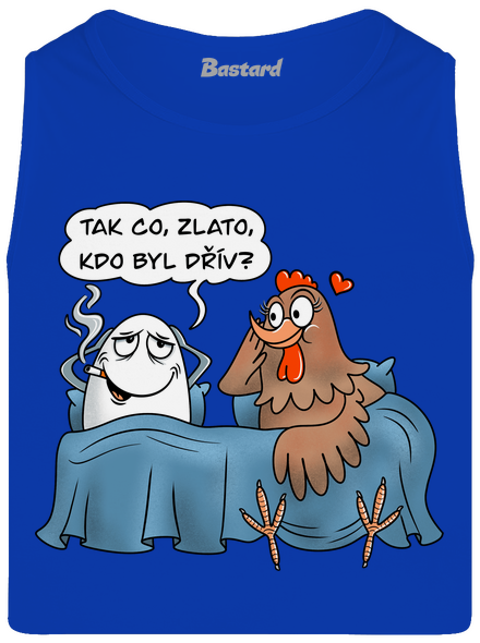 Kdo byl dřív pánské tílko Royal Blue