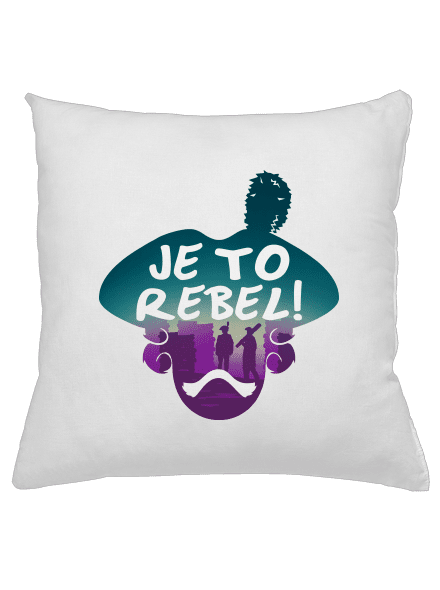 Je to rebel polštář White