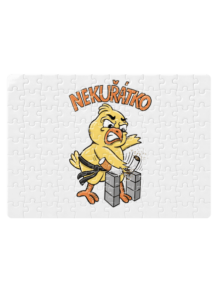 Nekuřátko puzzle White