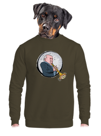 unisex mikina bez kapuce