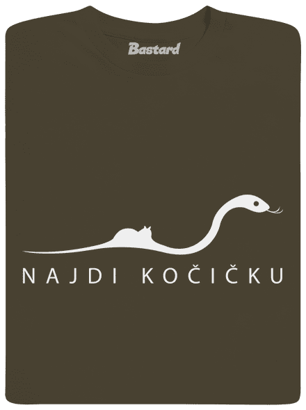 Najdi kočičku pánské tričko Urban Khaki