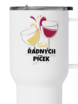 Klub řádných píček termohrnek White