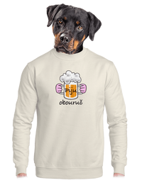 unisex mikina bez kapuce