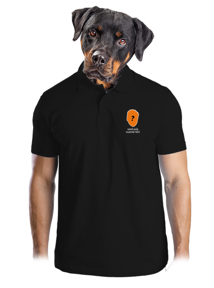 Tvoje hlava pánská polokošile Black