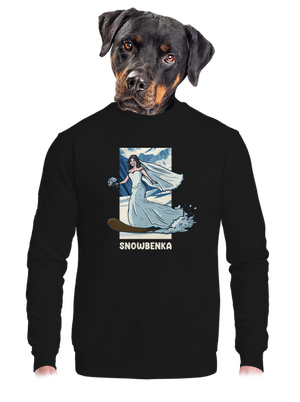 unisex mikina bez kapuce