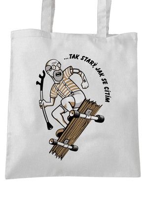 Starý, jak se cítím taška White