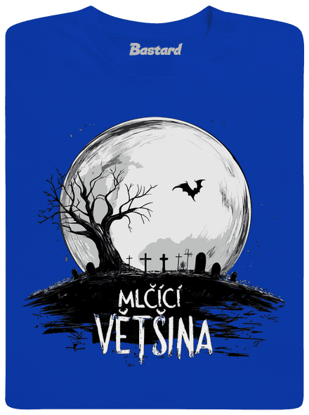 Mlčící většina pánské dlouhý rukáv Royal Blue