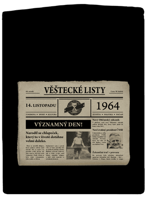 Věštecké listy pánská mikina na zip Black