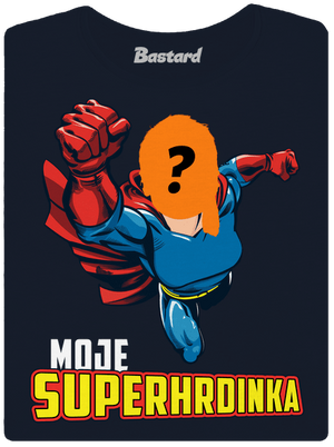 Moje superhrdinka dámské tričko premium Navy Mal
