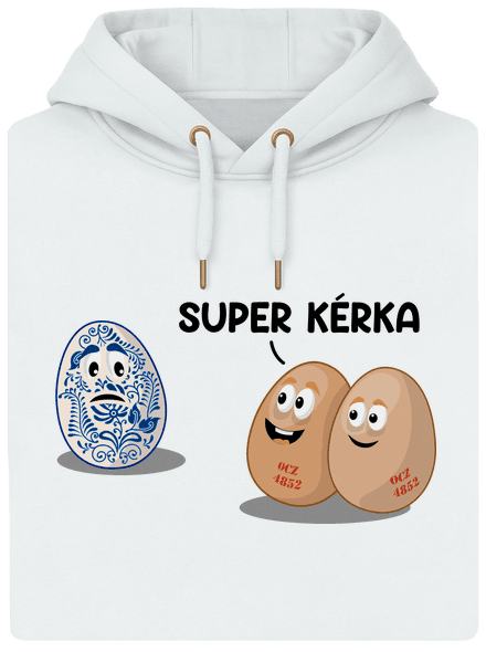 Super kérka unisex mikina premium Snowwhite