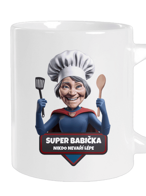 Super babička velký hrnek White