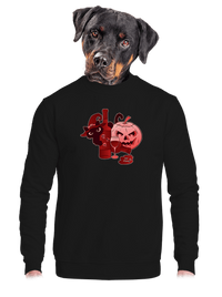 unisex mikina bez kapuce