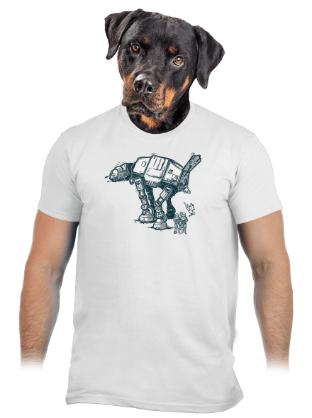 AT-AT pánské tričko White