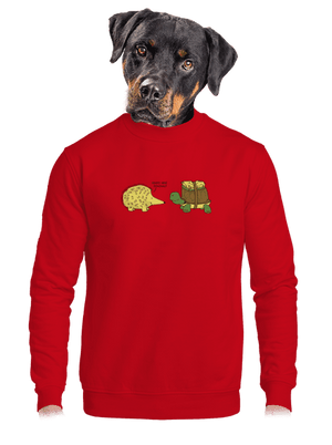 unisex mikina bez kapuce