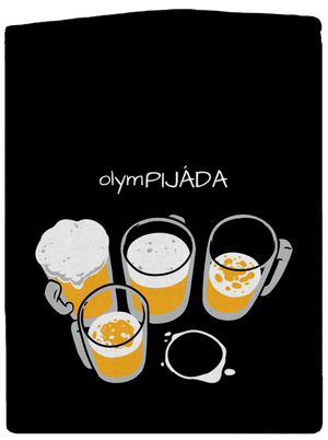 Pijáda dámská mikina na zip Black