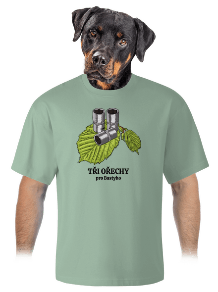 Tři ořechy pro... unisex tričko oversized Sage