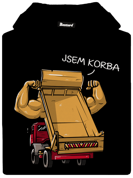 Korba pánská mikina klokanka Black