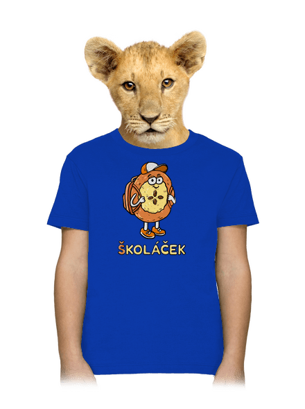 Školáček dětské tričko Royal Blue
