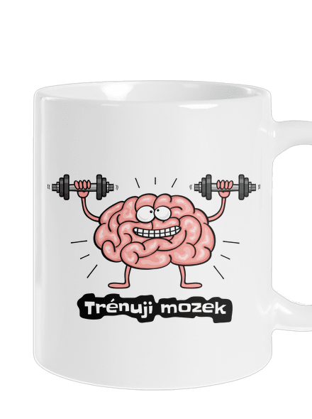 Trénuji mozek klasický hrnek White