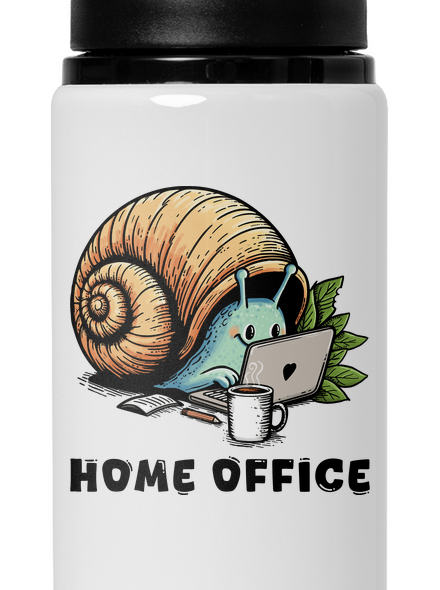 Šnekův home office lahev na vodu White