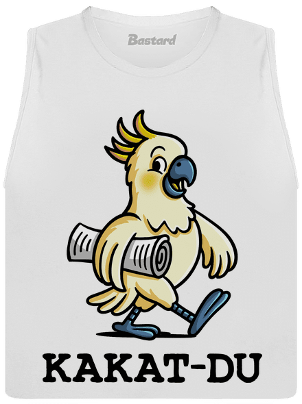 Kakat-du dámské tílko volné White