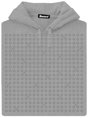 NYX 20 let pánská mikina klokanka Light Melange