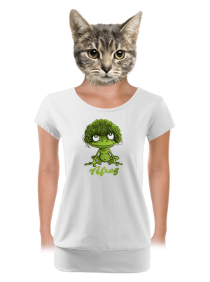 dámské tričko s lemem