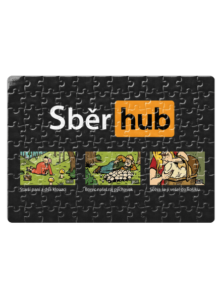 Sběr hub puzzle White