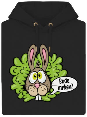 Vitamíny pro zajíčky unisex mikina premium Dark Black