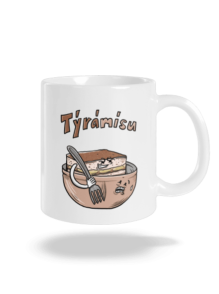 Týrámísu klasický hrnek White