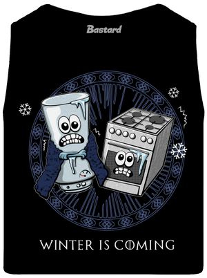 Winter is coming pánské tílko Black