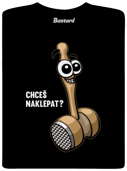 Chceš naklepat? pánské tričko Black