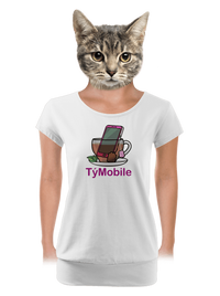 dámské tričko s lemem