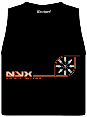 NYX Virtual Sailors dámské tílko volné Black