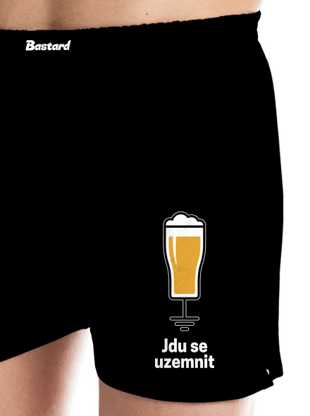 Jdu se uzemnit pánské trenky Black